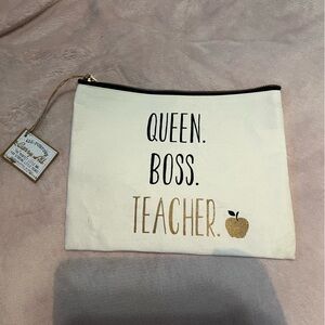 Teacher Canvas Pouch